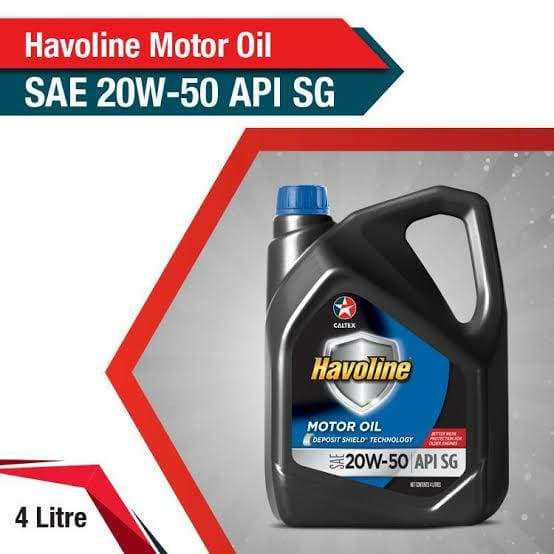 Havoline Motor Oil  20W-50 4 LTR