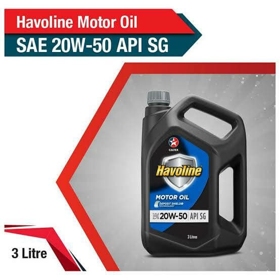 Havoline Motor Oil 20W-50 3 LTR